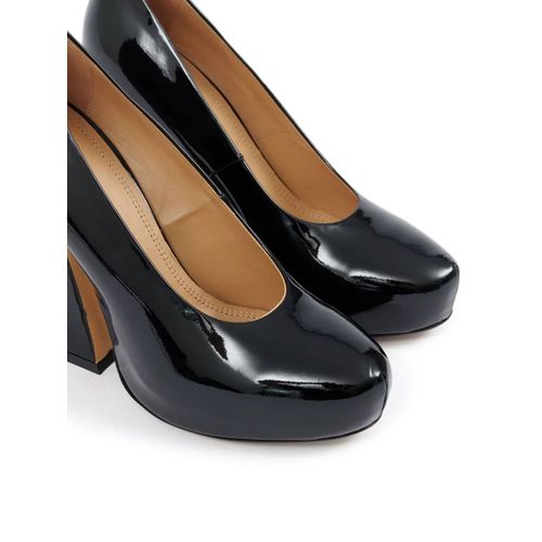 Maison Margiela Escarpins Sketch 120 Mm À Fini Verni - Noir