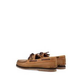 Timberland Chaussures Bateau En Cuir - Marron