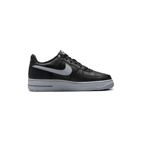 Nike Kids Baskets Air Force 1 'black Wolf Grey' - Noir