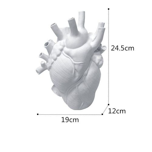 blanc l - Vase en résine blanche artificielle moderne, Arrangement de fleurs séchées, Vase de comptoir, décoration de bureau salon