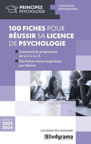 100 Fiches Pour Réussir Sa Licence De Psychologie