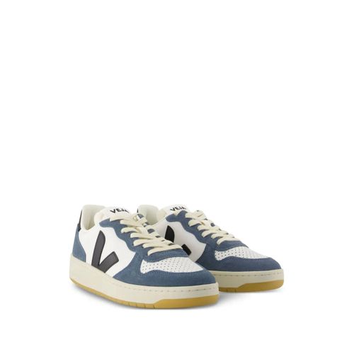 Veja Baskets V-10 À Détail De Logo - Blanc