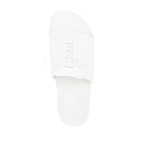 Maison Margiela Claquettes À Détail De Laçage - Blanc - 39-40