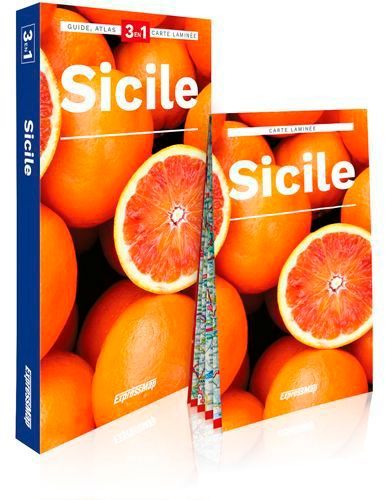 Sicile - Guide + Atlas + Carte Routière 1/450 000