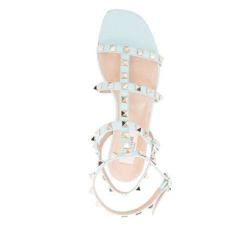 Valentino Garavani Sandales Rockstud - Bleu
