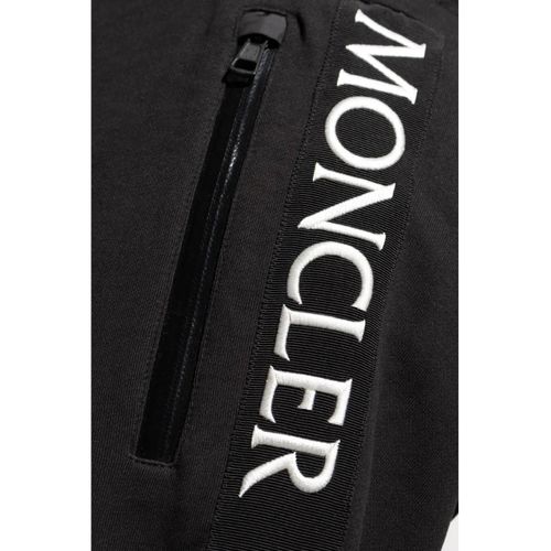 Moncler Pantalon De Jogging À Logo Brodé - Noir