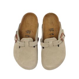 Birkenstock Kids Chaussons Boston - Tons Neutres