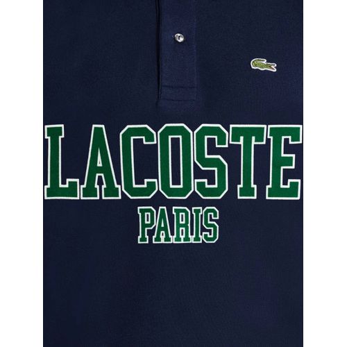 Lacoste Polo À Logo Appliqué - Bleu