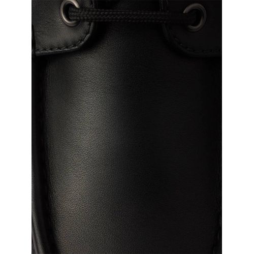 Prada Bottines Lacées À Semelle Crantée - Noir