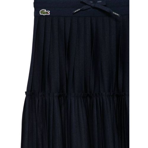 Lacoste Jupe À Design Plissé - Bleu