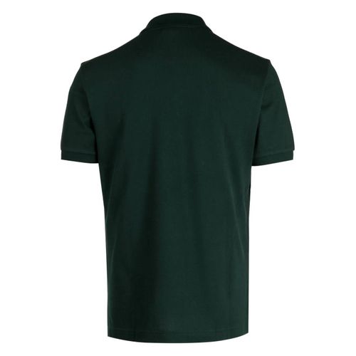 Lacoste Polo En Coton À Patch Logo - Vert