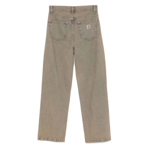 Carhartt Wip Jean À Patch Logo - Tons Neutres