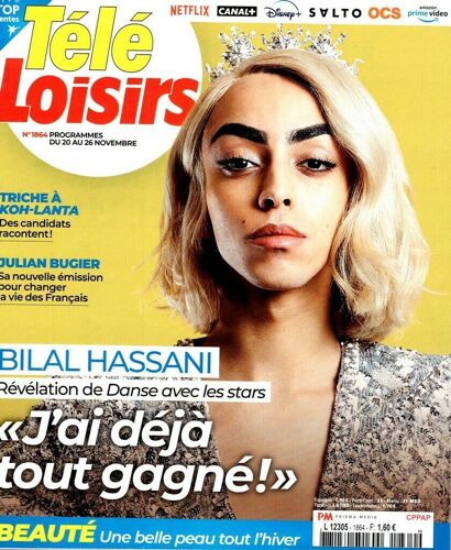 Tele Loisirs 1864 2021 Bilal Hassani/Dubosc/Julian Bugier/Line Renaud/Caroline Margeridon