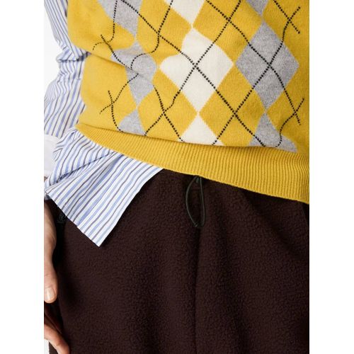 Miu Miu Gilet En Cachemire À Motif Losanges - Jaune