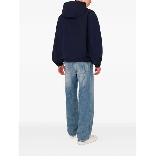 Moschino Veste Bomber À Fermeture Zippée - Bleu