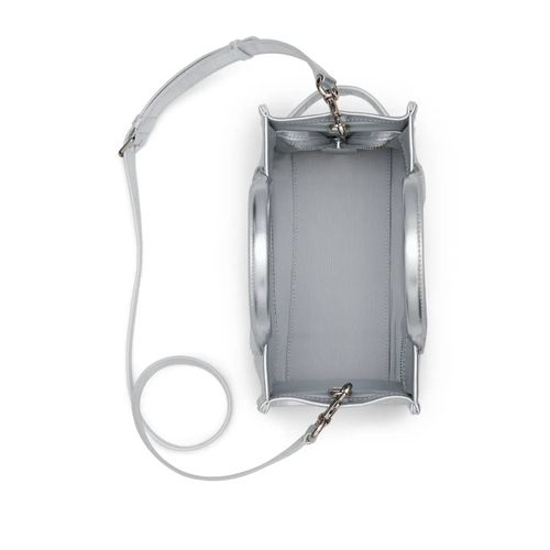 Marc Jacobs petit sac à main The Small Metallic Tote - Argent