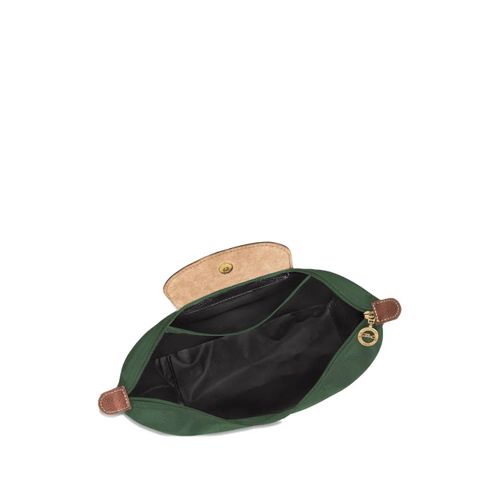 Longchamp sac à dos à plaque logo - Vert