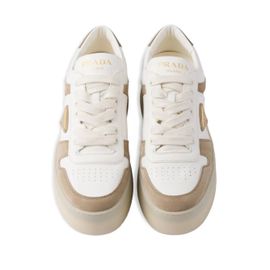 Prada Baskets Downtown Bold - Tons Neutres