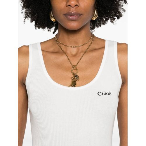 Chloé Débardeur En Jersey - Blanc