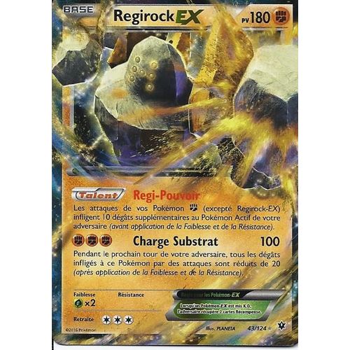 Regirock Ex 43/124 Xy Impact Des Destins