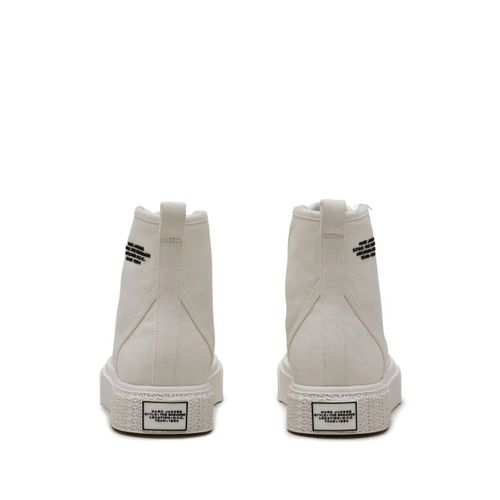 Marc Jacobs Baskets Montantes En Toile - Blanc