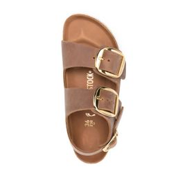 Birkenstock Sandales Milano À Bride Arrière - Marron