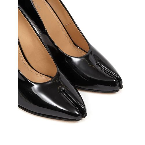 Maison Margiela Escarpins En Cuir À Fini Verni 110 Mm - Noir