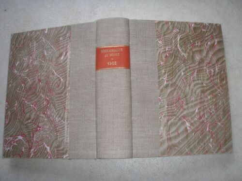 Connaissance Du Monde. Année Complète (N° 74 À N° 85 Inclus) De 1965 En 1 Livre Relié