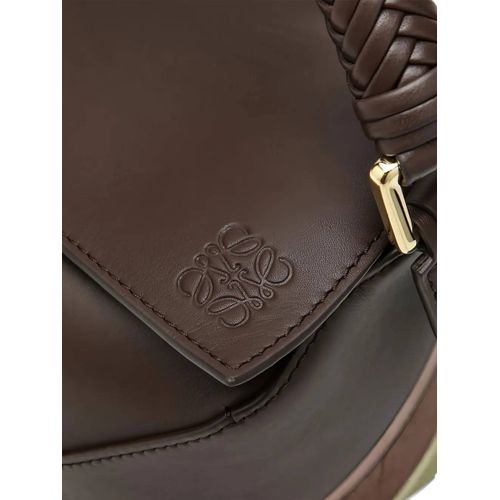 LOEWE sac cabas Puzzle à anse tressée - Marron