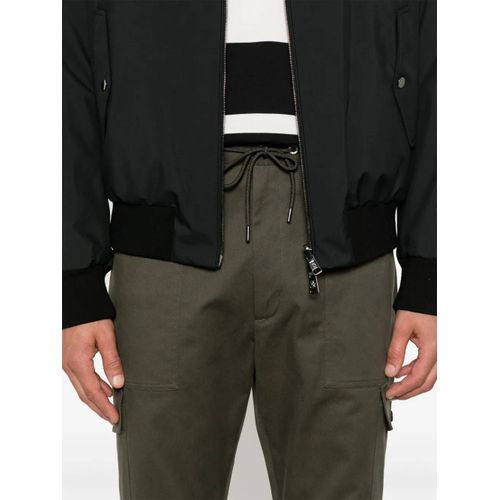 Moncler Pantalon Droit À Patch Logo - Vert
