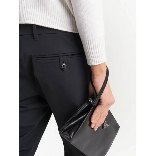 Prada Pantalon De Costume À Coupe Courte - Noir