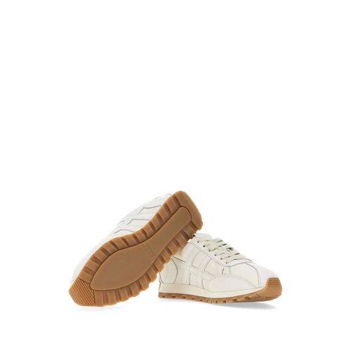 Hogan Baskets En Cuir - Blanc