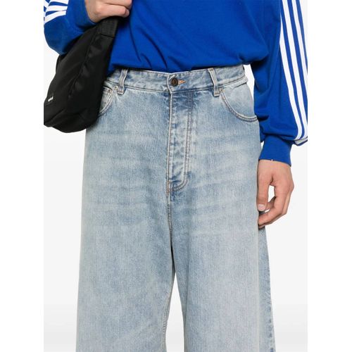 Balenciaga Jean À Coupe Ample - Bleu