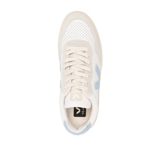 Veja Baskets V-90 En Cuir - Blanc