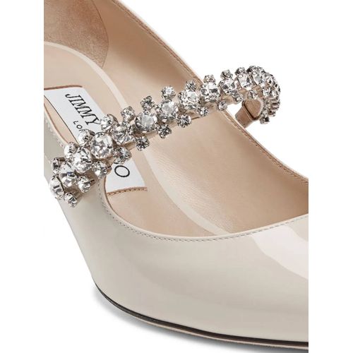 Jimmy Choo Escarpins Bing 65 Mm En Cuir Verni - Tons Neutres