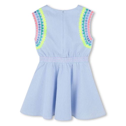 Billieblush Robe En Tulle À Motif Brodé - Bleu