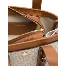 Michael Kors petit sac à main Romee Signature Logo - Tons neutres