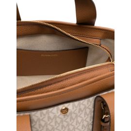 Michael Kors petit sac à main Romee Signature Logo - Tons neutres