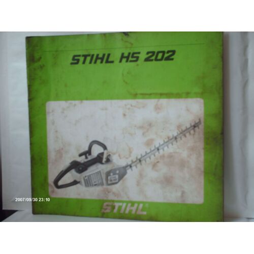 Notice  D ' Emploi  N° 0  //  Taille  Haies  Stihl  Hs  202