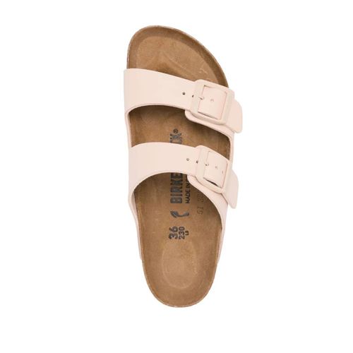 Birkenstock Sandales Arizona Birko-Flor En Cuir - Tons Neutres