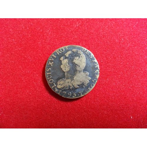 6 Deniers Au Faisceau, Type François 1793  T/ Nantes