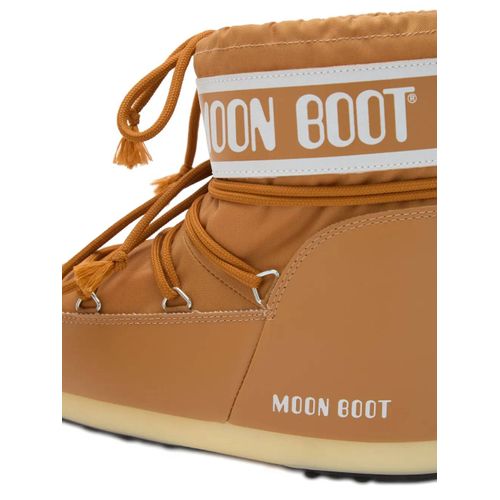 Moon Boot Bottines Matelassées À Bande Logo Icon - Marron
