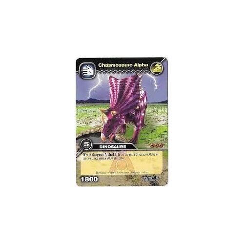 Carte Dinosaur King Chasmosaure Alpha - 1800