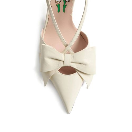 Valentino Garavani Escarpins Bowow 85 Mm À Bride Arrière - Tons Neutres