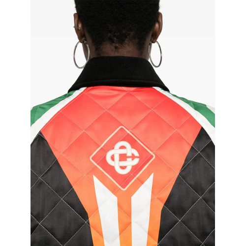 Casablanca Veste Bomber Matelassées Tennis Club - Noir