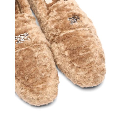 Casadei Mocassins En Fourrure Artificielle - Marron