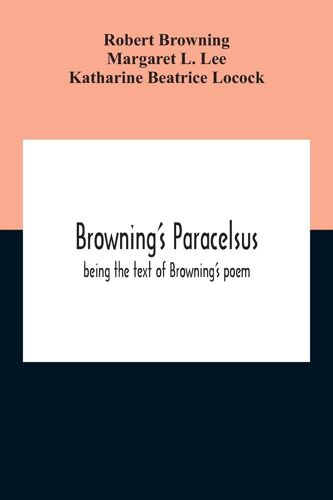 Browning's Paracelsus