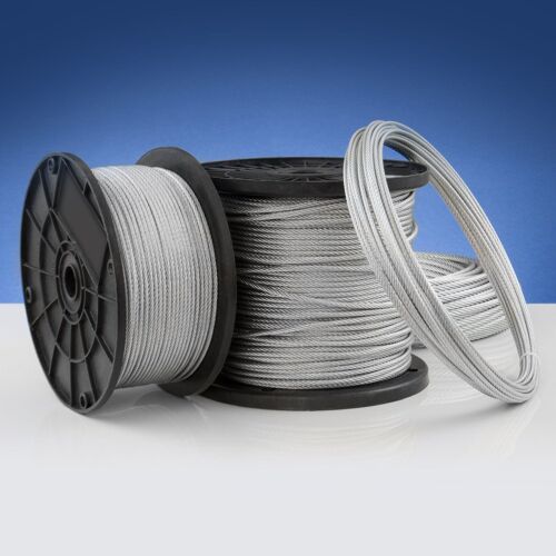10m câble 3mm acier zingué EN 12385-4 6x19+FC