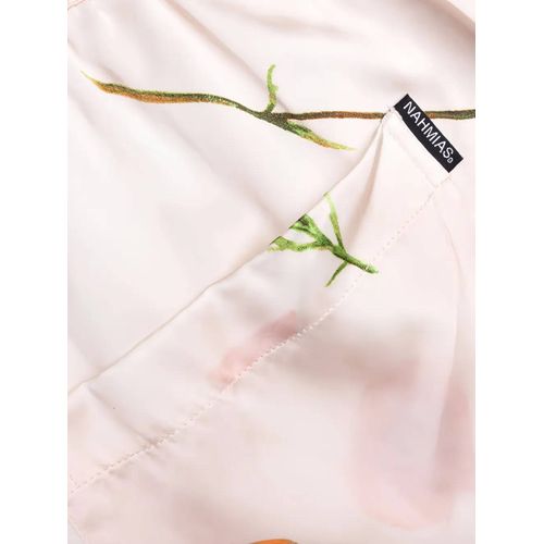 Nahmias Short En Soie À Fleurs - Rose