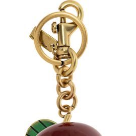 Coach petit bijoux de sac à motif pomme - Or